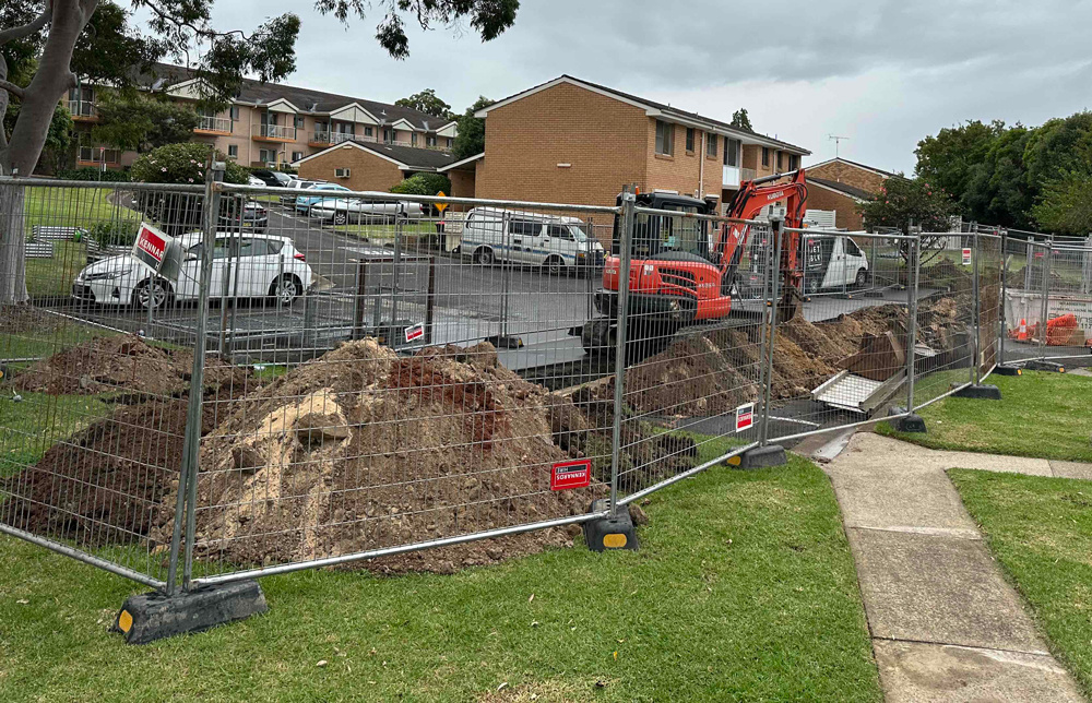 Southern Cross Care - Water Main Replacement | Project | JetBlack